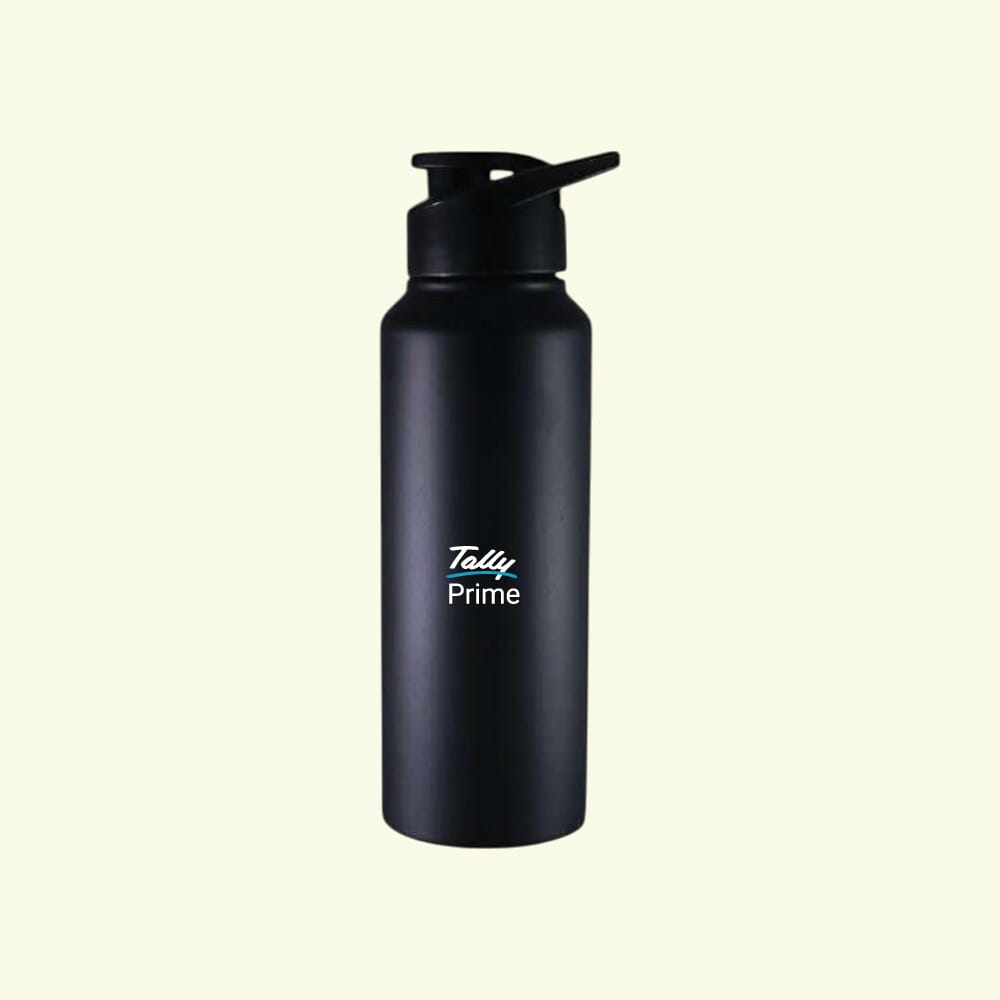 Sigma Stainless Steel Bottle- Black- 750ml
